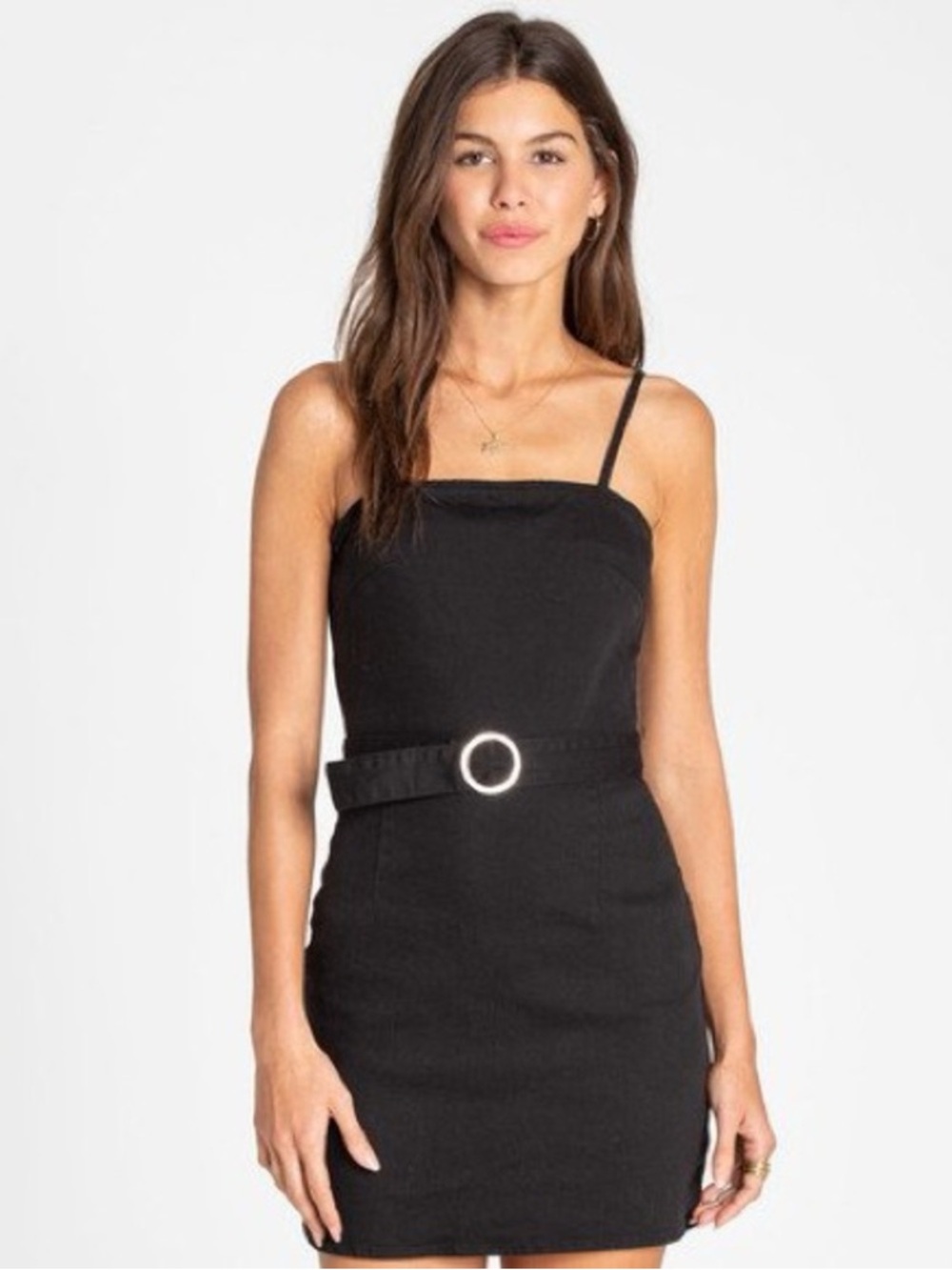 BILLABONG Women's So Good Fitted Denim Dress